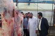 بازدید سرزده مسئول دفترنمایندگی ولی فقیه دامپزشکی استان از کشتارگاه دام شهرستان چایپاره 